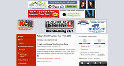 Desktop Screenshot of kciiradio.com